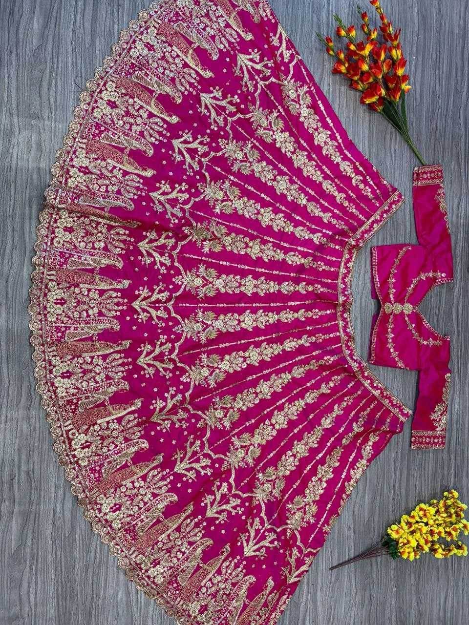 Silk Designer Traditional Lehenga - MYLUXURY LANE ENTERPRISE